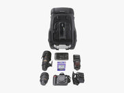 Point 65 Boblbee Procam 500s Protective Camera Backpack Front With Gear